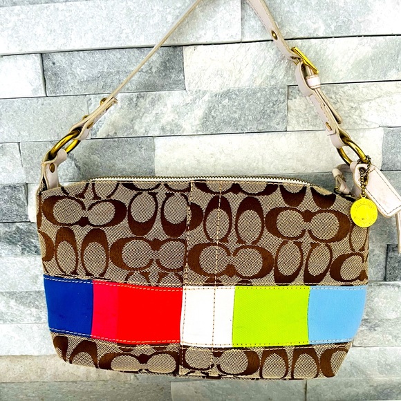 Coach Handbags - COACH COLOR BLOCK BAG